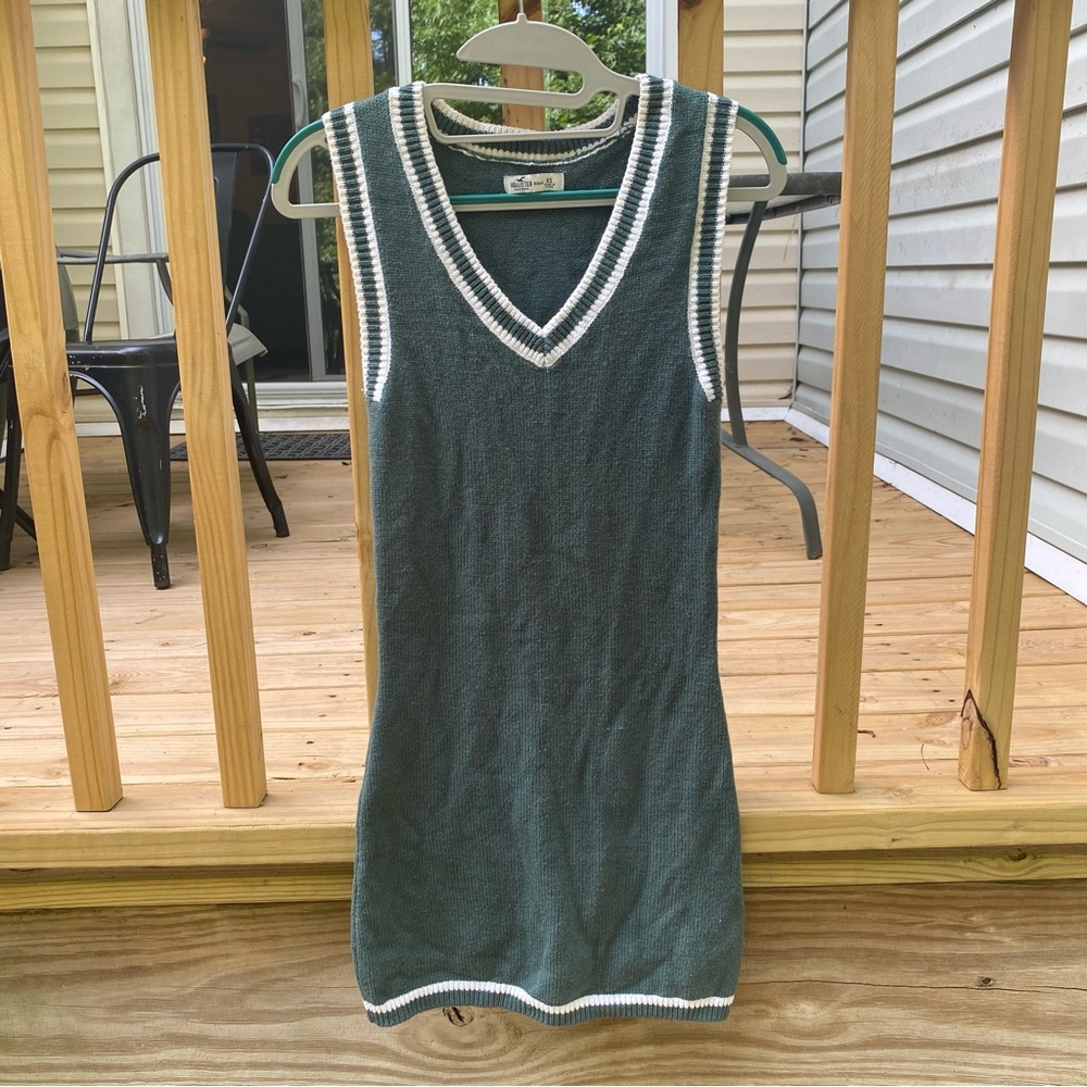 Hollister Knit Green Tennis Dress | XS